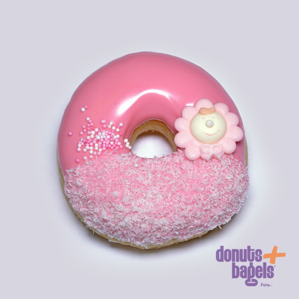 Babyshower donuts roze