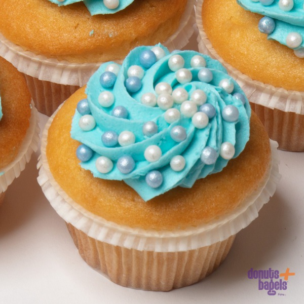 Cupcakes met Parels blauw