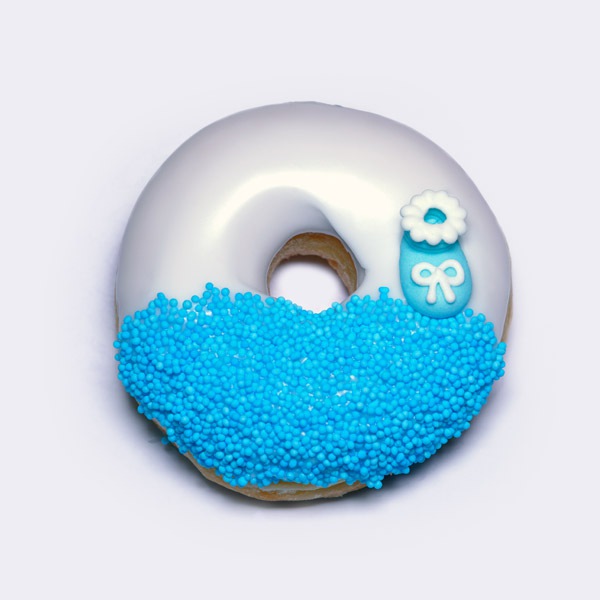 Babyshower Donuts blauw