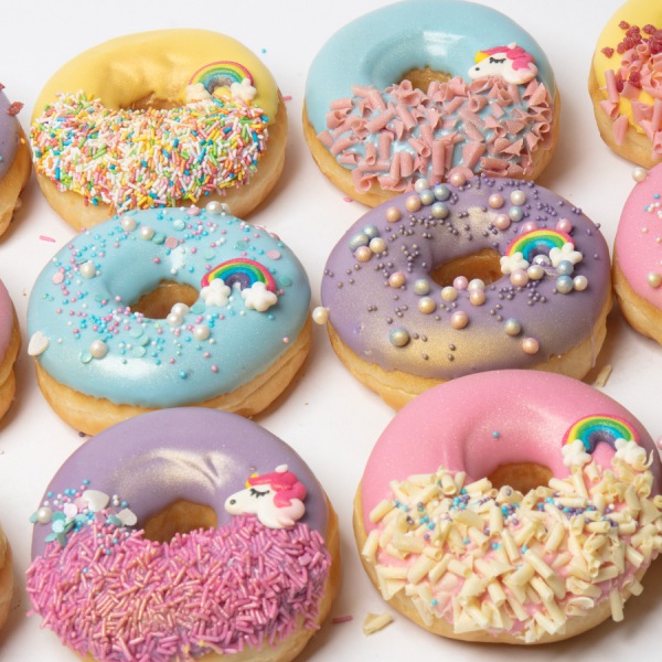 Unicorn donuts