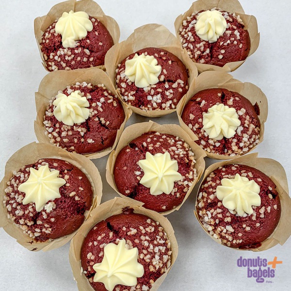 Red velvet muffins