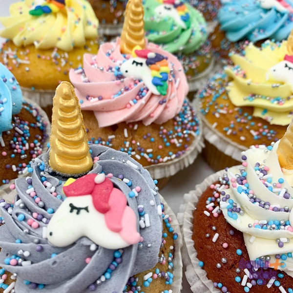 Unicorn cupcakes assortiment