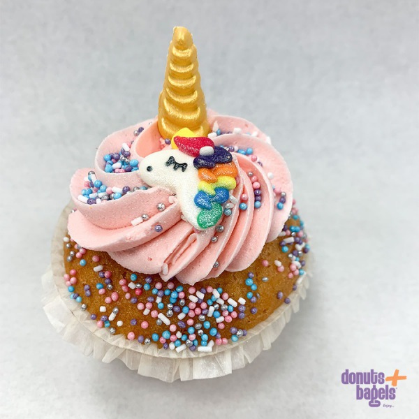 Unicorn cupcake roze