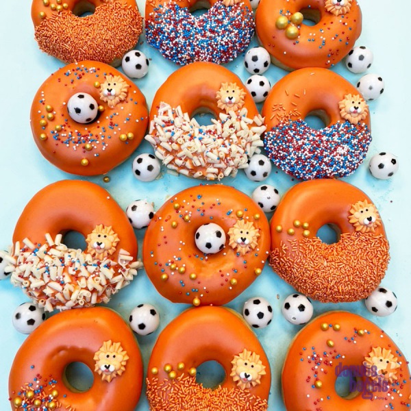 WK oranje donuts