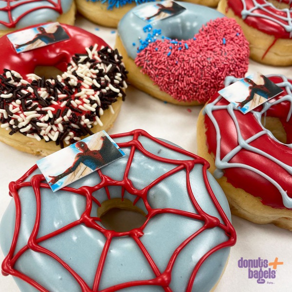 Spiderman donuts
