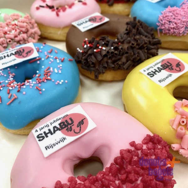 Donuts met logo Shabu